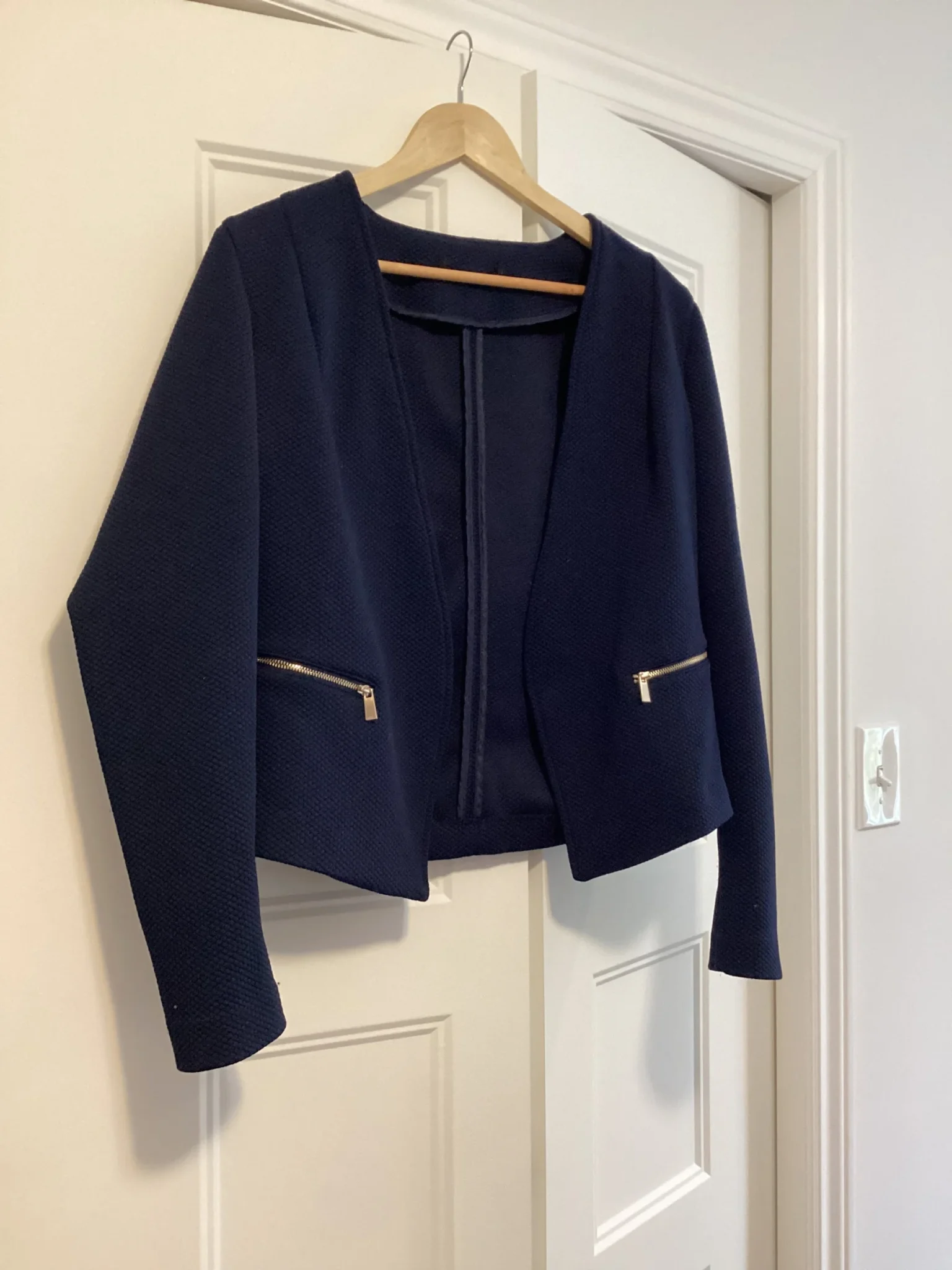 Featured image for Navy blue jacket