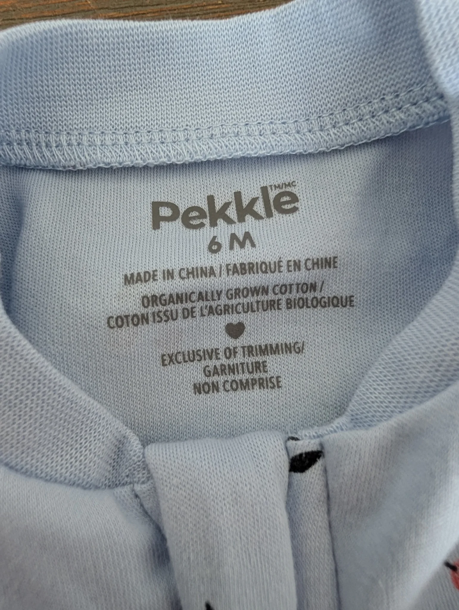 Image for Pyjama Pekkle 6 mois