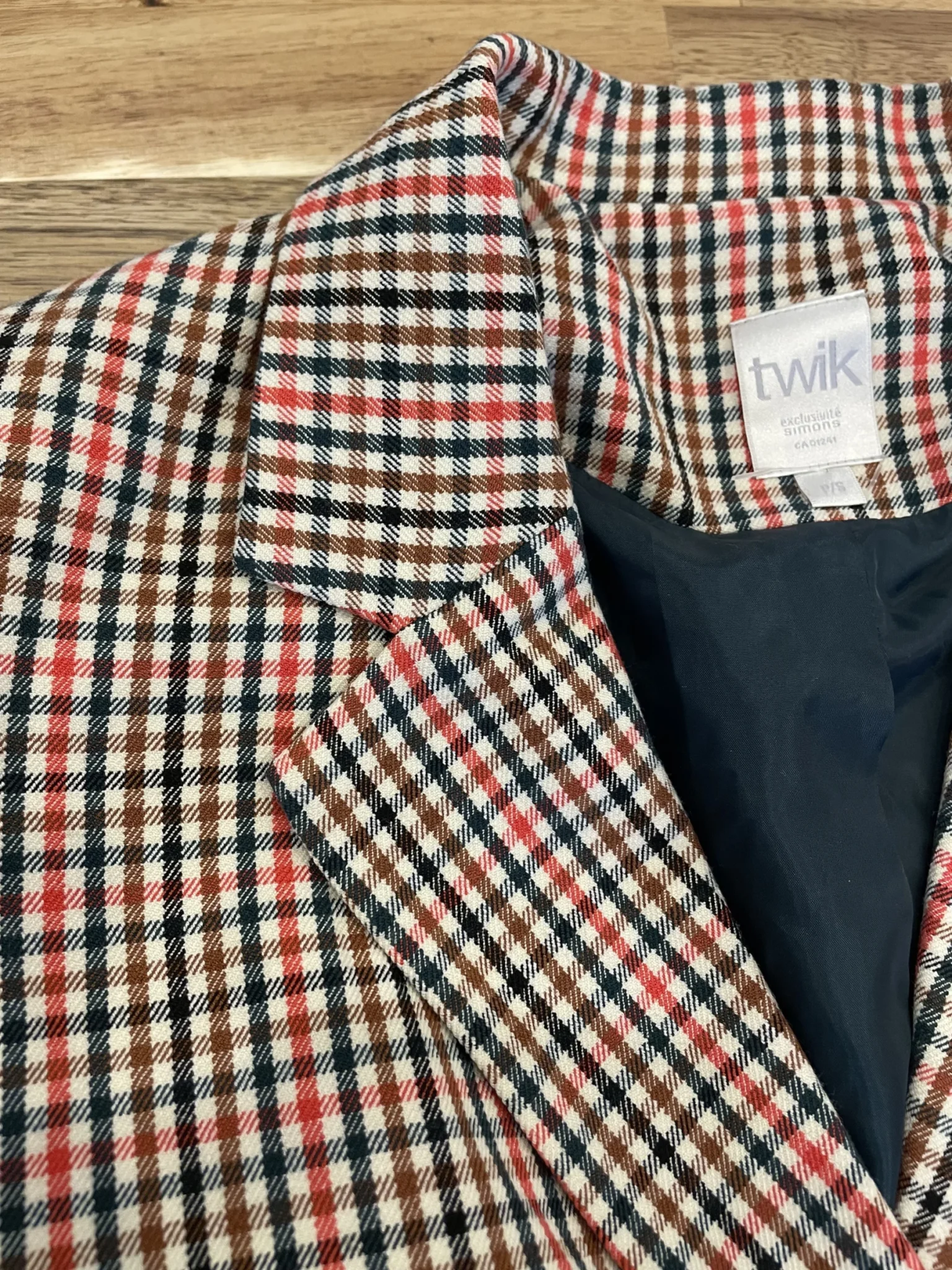 Image for Tiled jacket/blazer