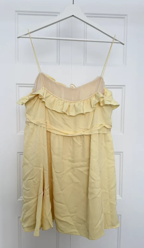Image for Robe courte jaune beurre / pastel