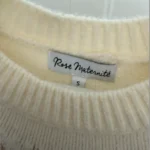 Thumbnail for Robe tricot crème style nordique