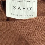 Thumbnail for Robe tricot brun chocolat