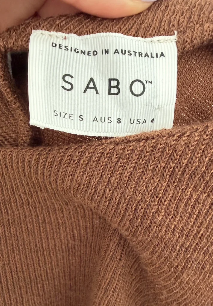 Image for Robe tricot brun chocolat