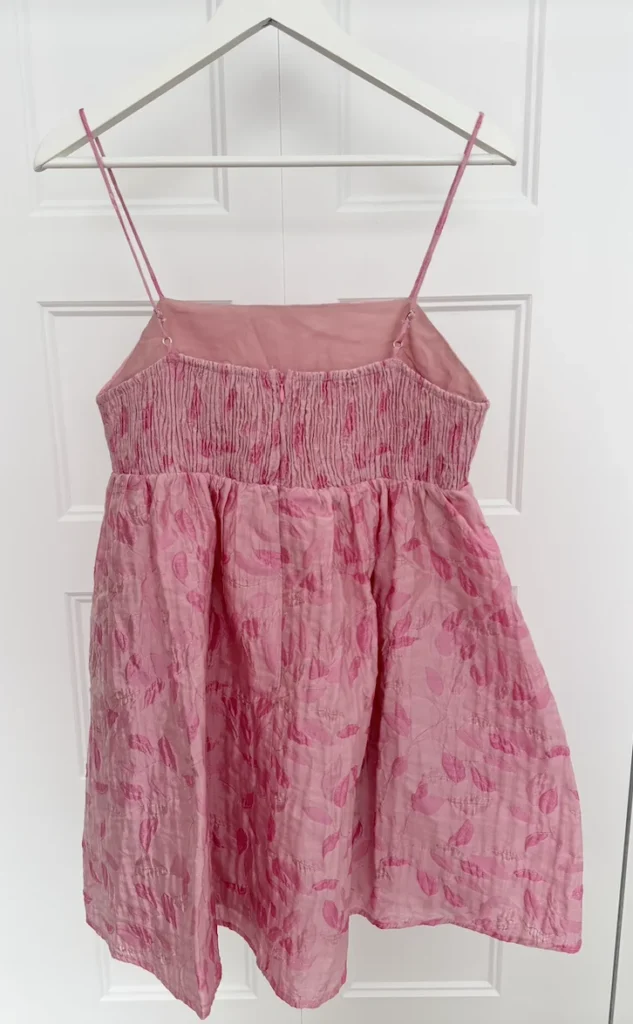 Image for Textured pink dress