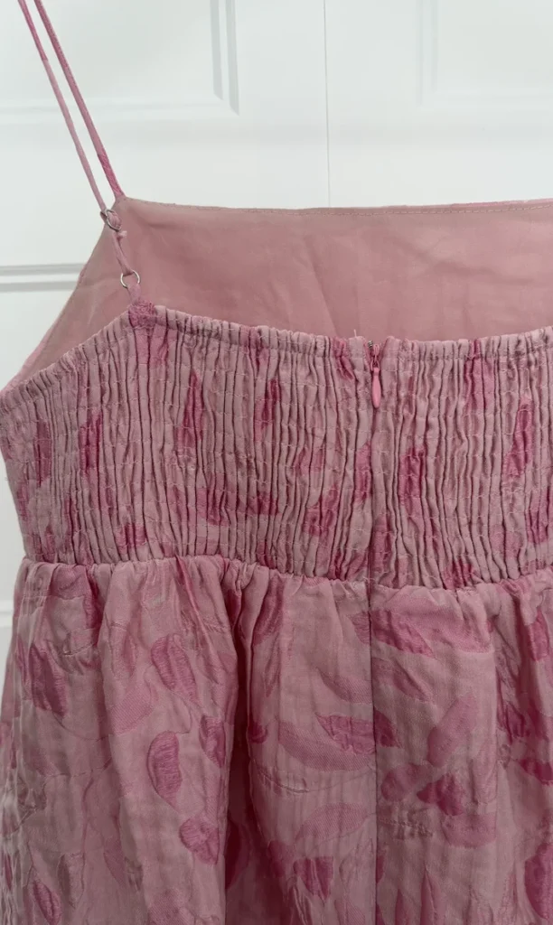 Image for Textured pink dress
