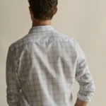 Thumbnail for White checked shirt - Massimo Dutti