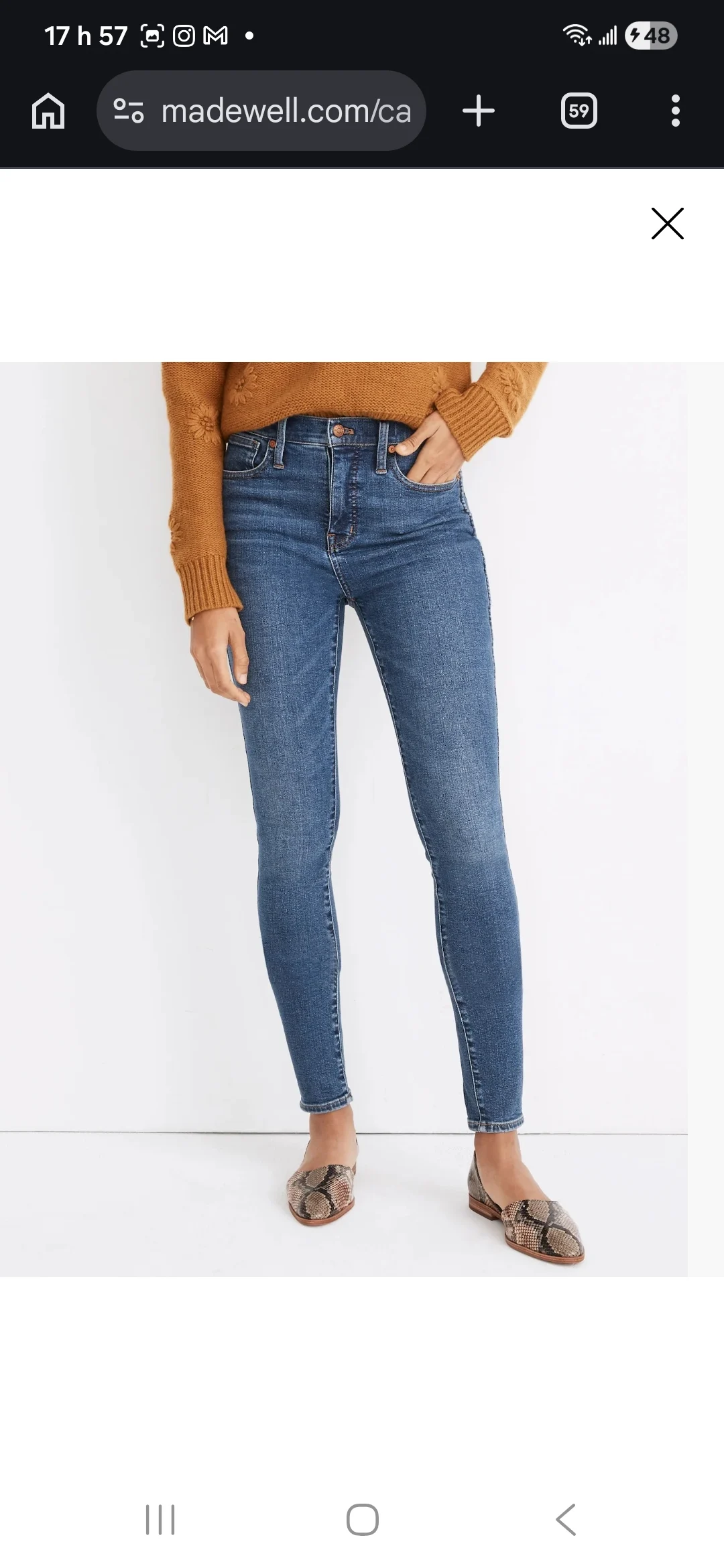 🌷Skinny jeans - Madewell Madewell seconde main