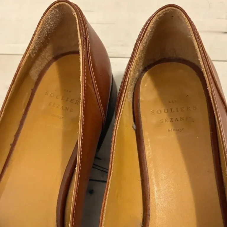 Image for Sézane - Light brown leather loafers