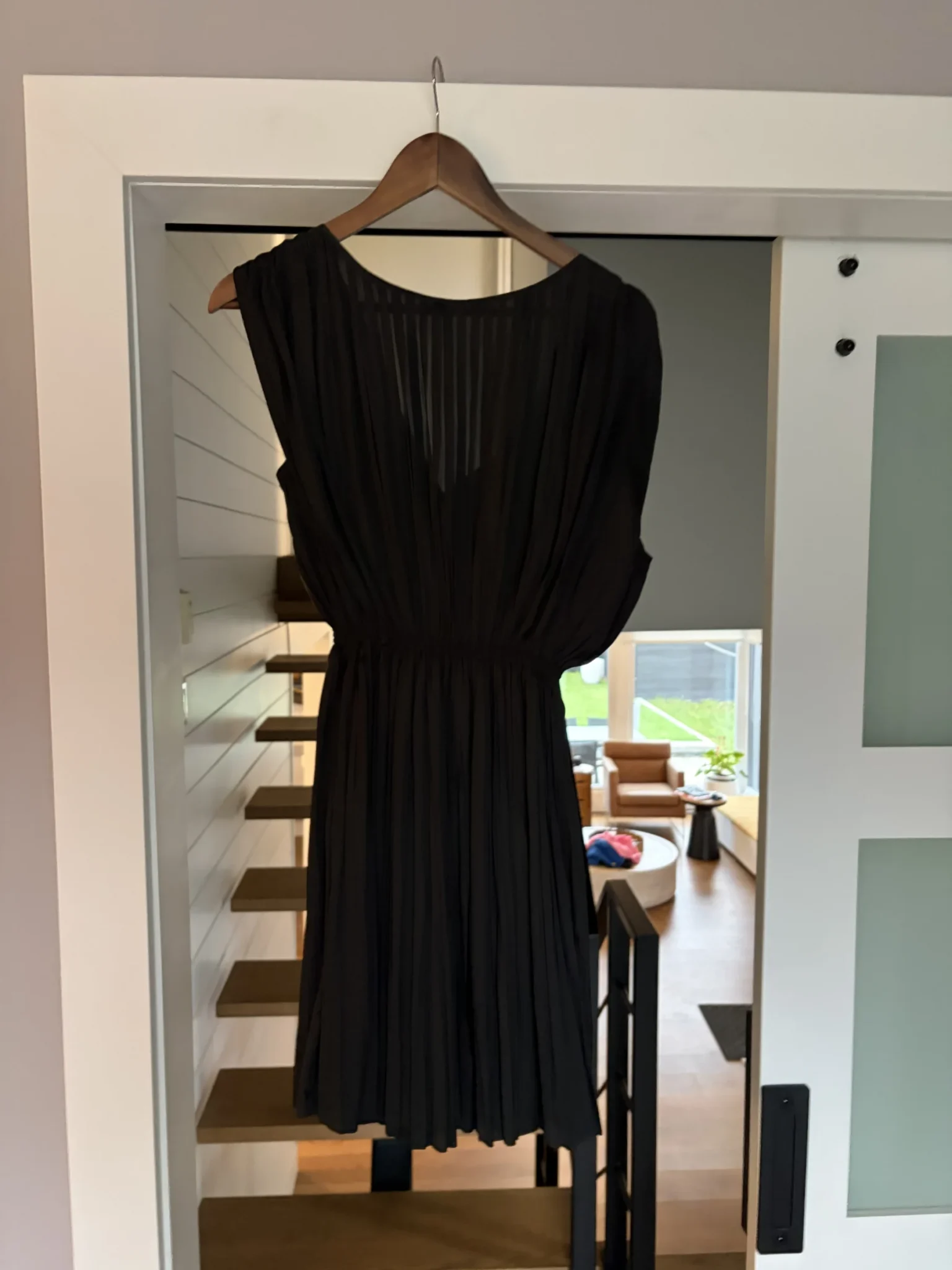 Featured image for Black silk dress Anine Bing size small