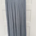 Featured thumbnail for Pantalon palazzo plissé bleu pâle
