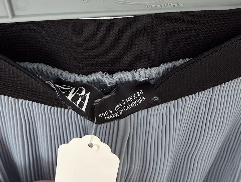 Image for Pantalon palazzo plissé bleu pâle