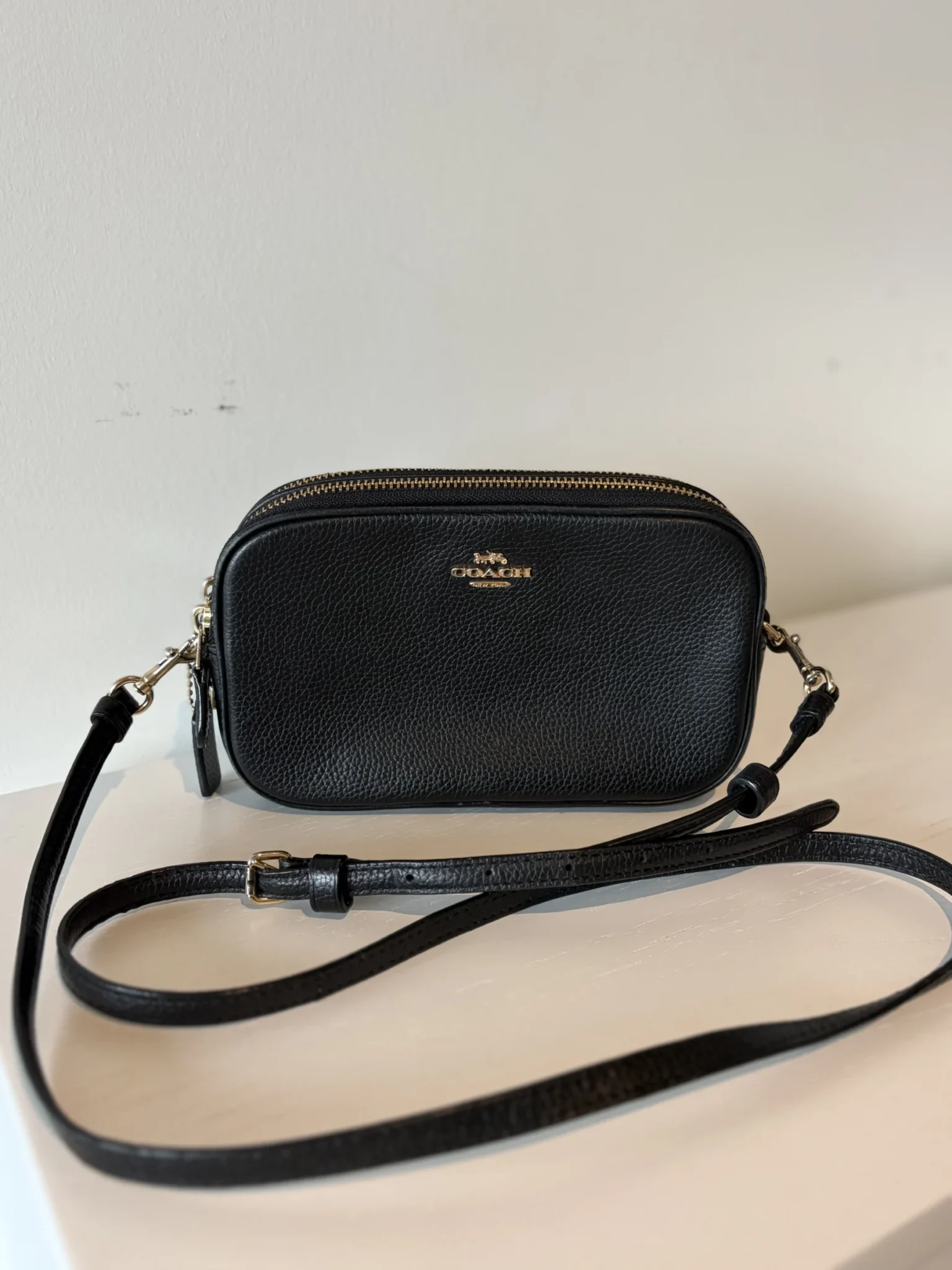 Image for Sac bandoulière Coach noir