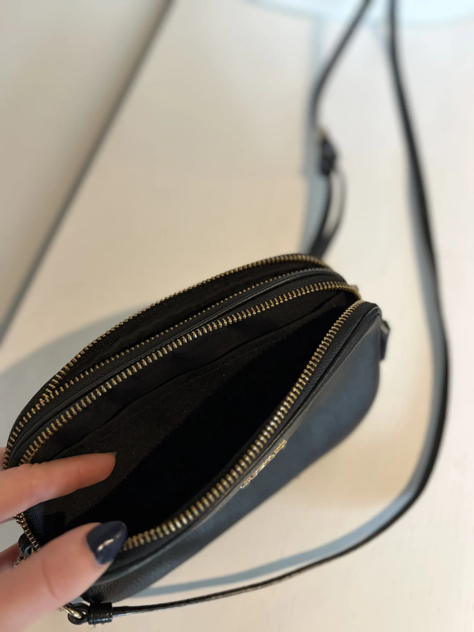 Image for Sac bandoulière Coach noir