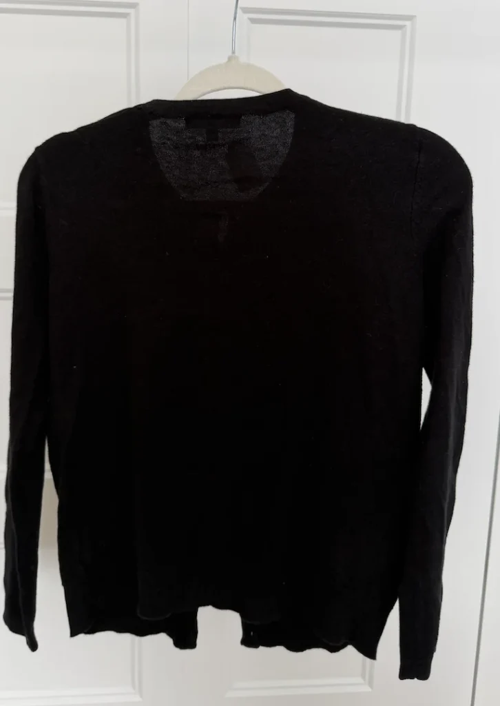 Image for Cardigan noir classique