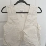 Featured thumbnail for Veste sans manches / camisole style linen