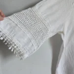 Thumbnail for Tunique ou recouvre-maillot avec dentelle