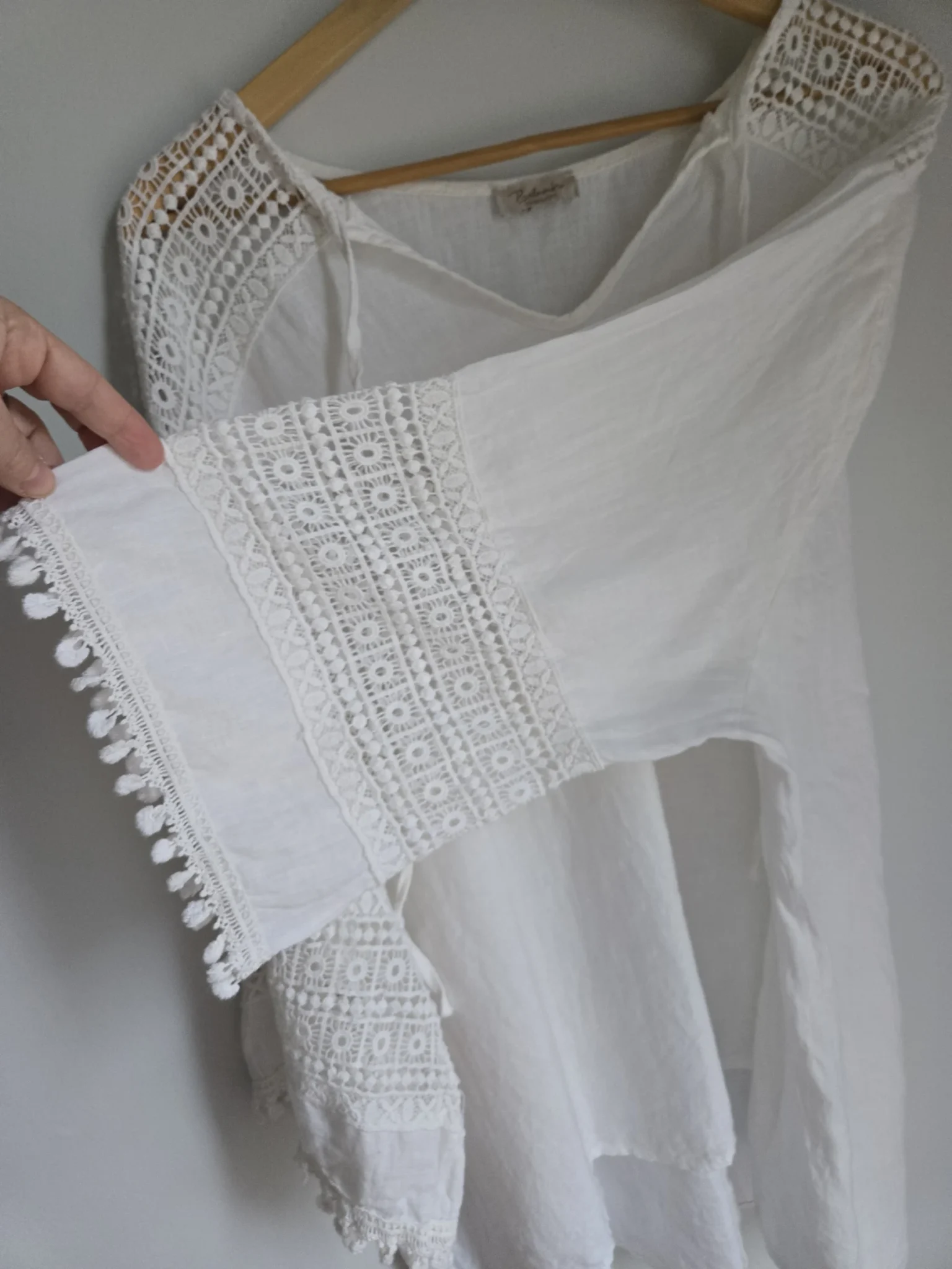 Image for Tunique ou recouvre-maillot avec dentelle