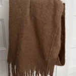 Featured thumbnail for Foulard oversized couleur camel