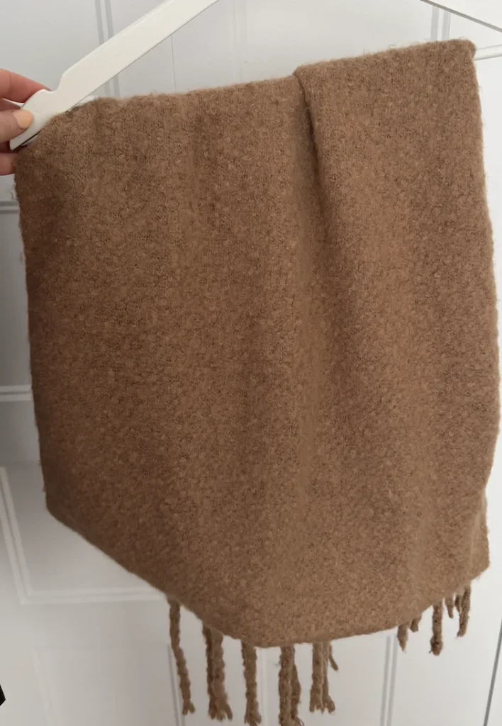 Image for Camel oversized scarf