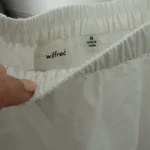 Thumbnail for Jupe longue blanche Wilfred (Aritzia)