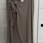 Featured thumbnail for Jupe portefeuille taupe