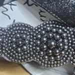 Thumbnail for Un tour en ville, sandale , bride arrière ajustable, cuir verni noir, souple