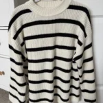 Featured thumbnail for Chandail oversized ligné