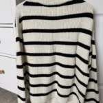 Thumbnail for Chandail oversized ligné