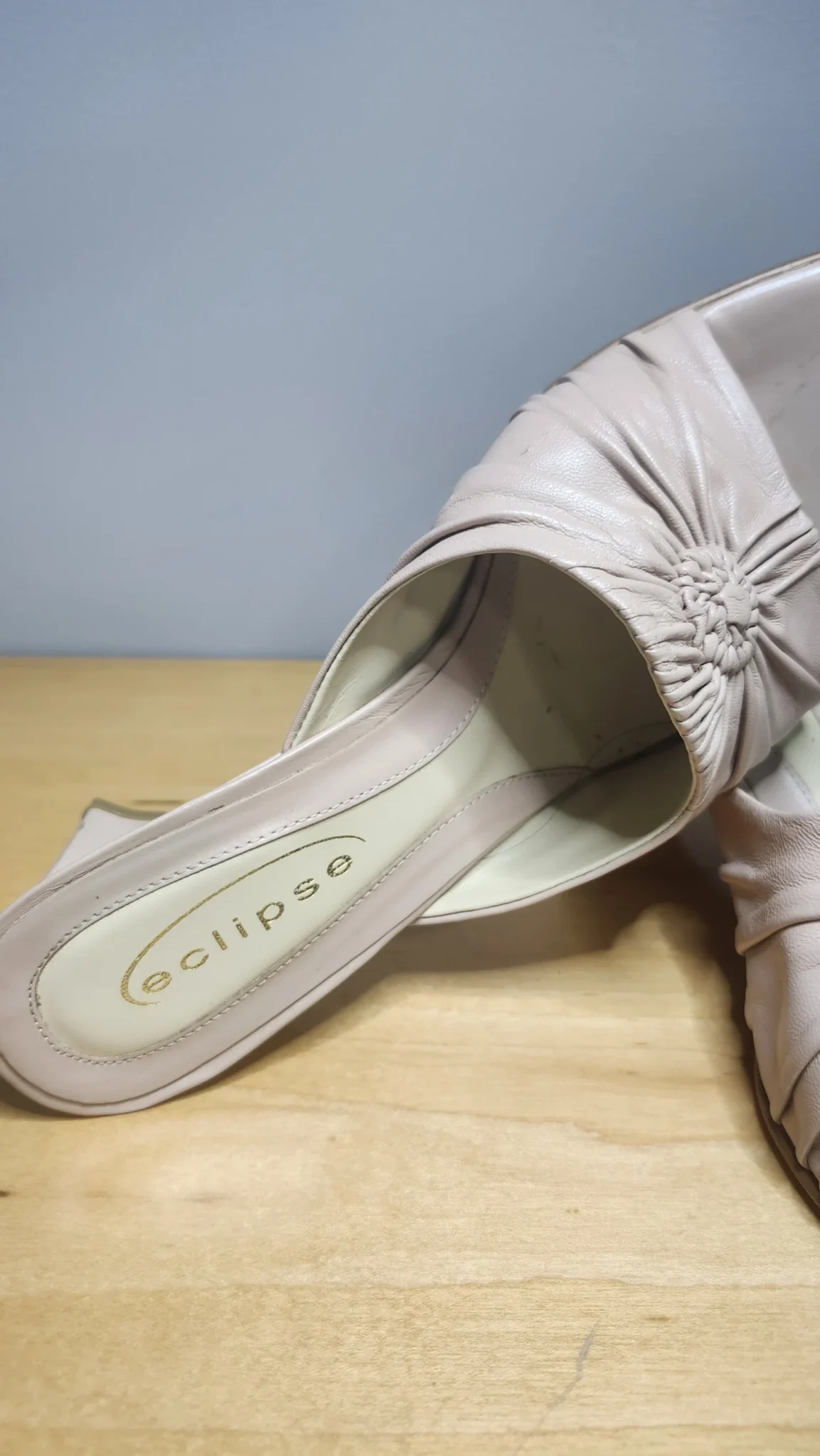 Image for Mule, tout cuir, couleur blush, très confortable