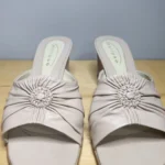 Thumbnail for Mule, tout cuir, couleur blush, très confortable