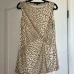 Thumbnail for Women's Gucci leopard top size L beige and white