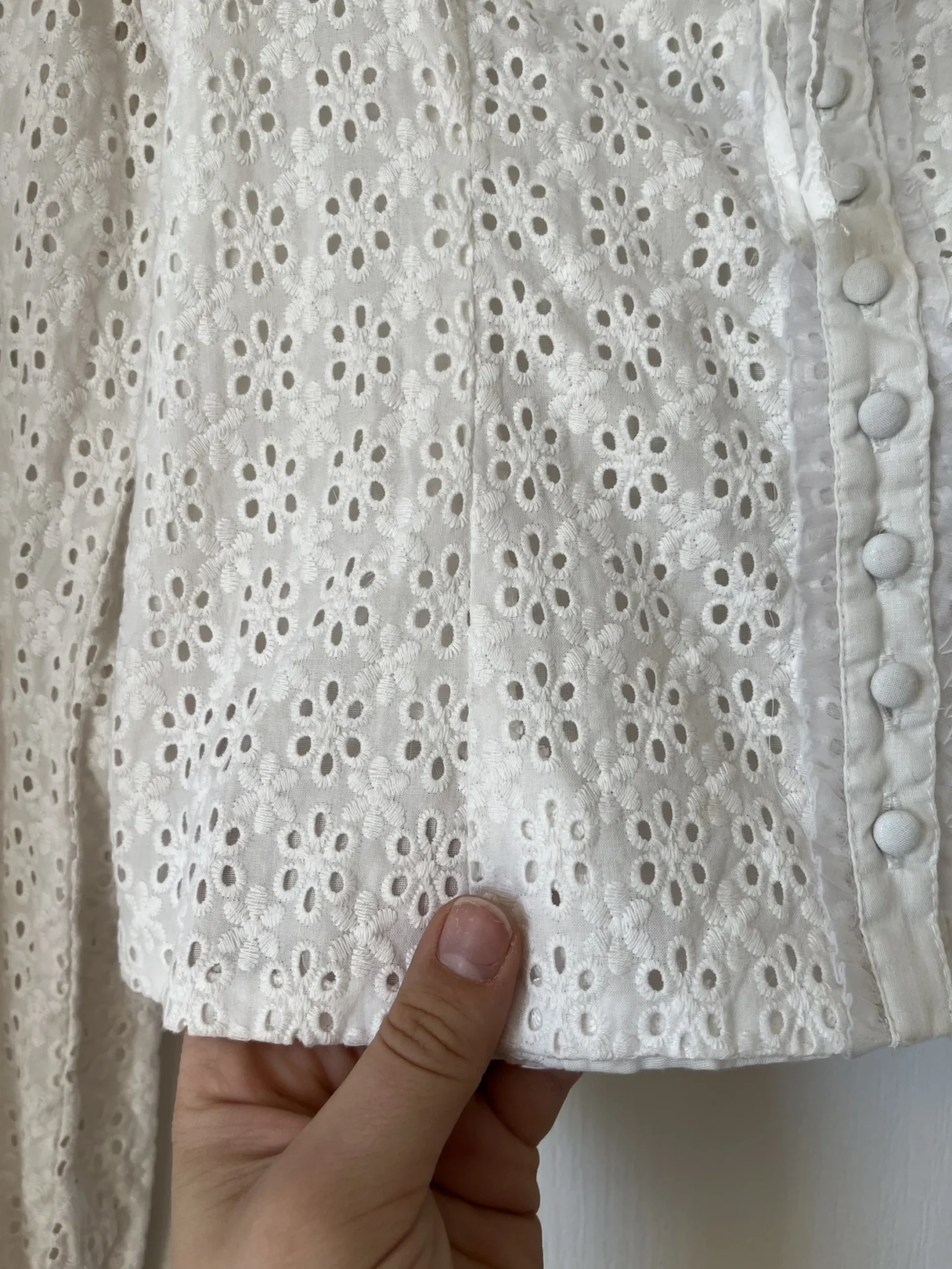 Image for Joie blouse with white embroidery size S