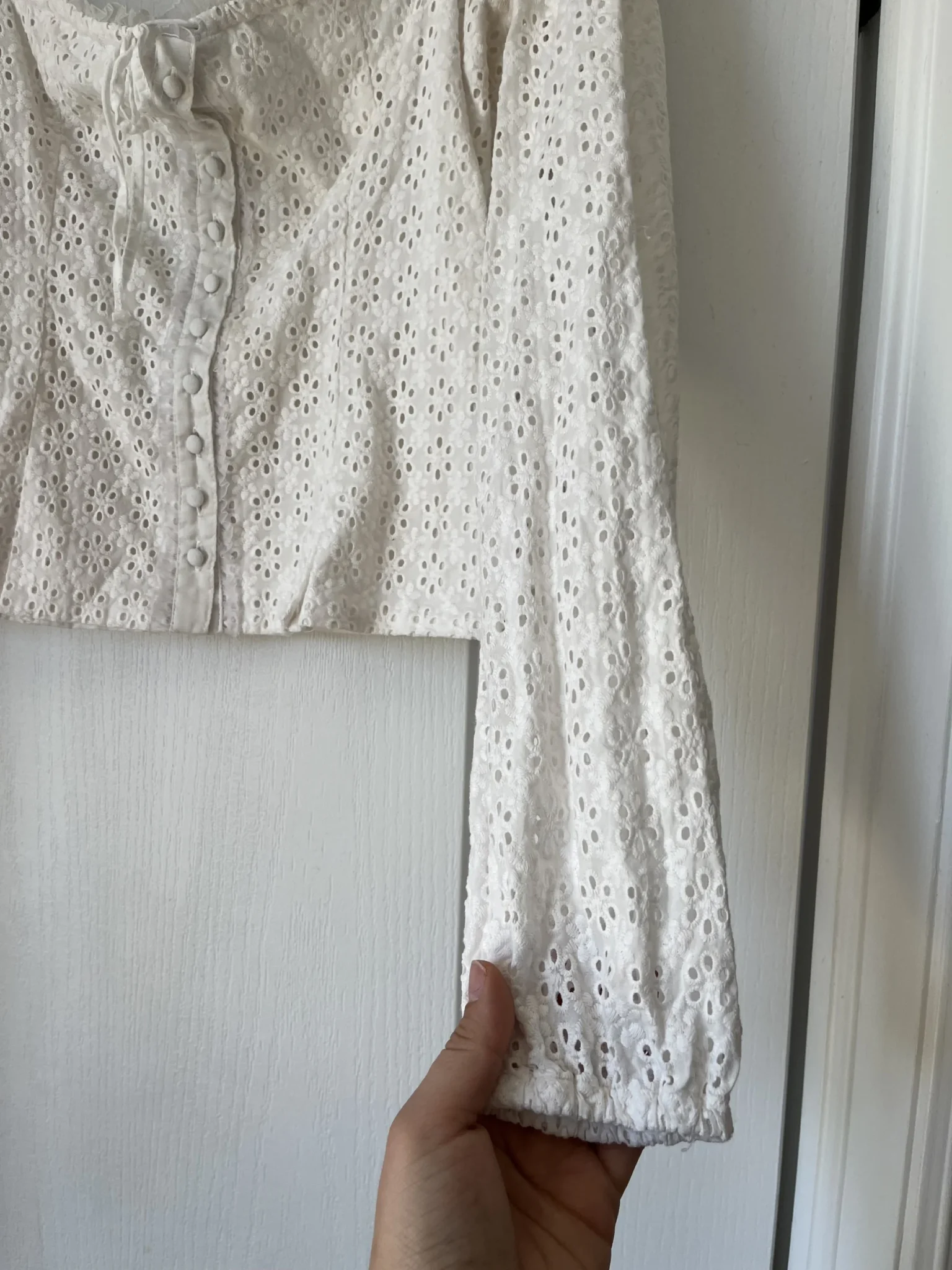 Image for Joie blouse with white embroidery size S