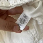 Thumbnail for Joie blouse with white embroidery size S