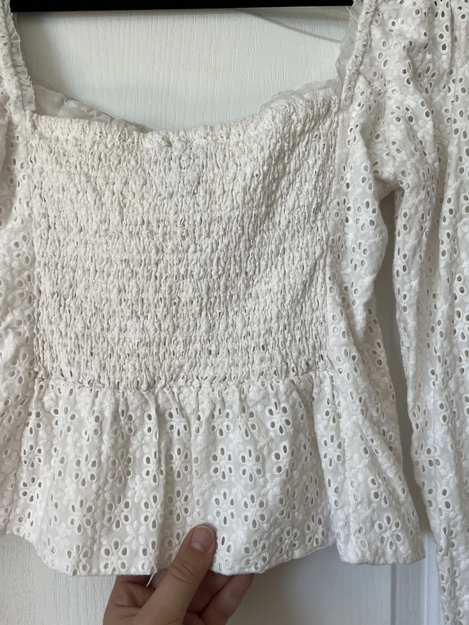 Image for Joie blouse with white embroidery size S