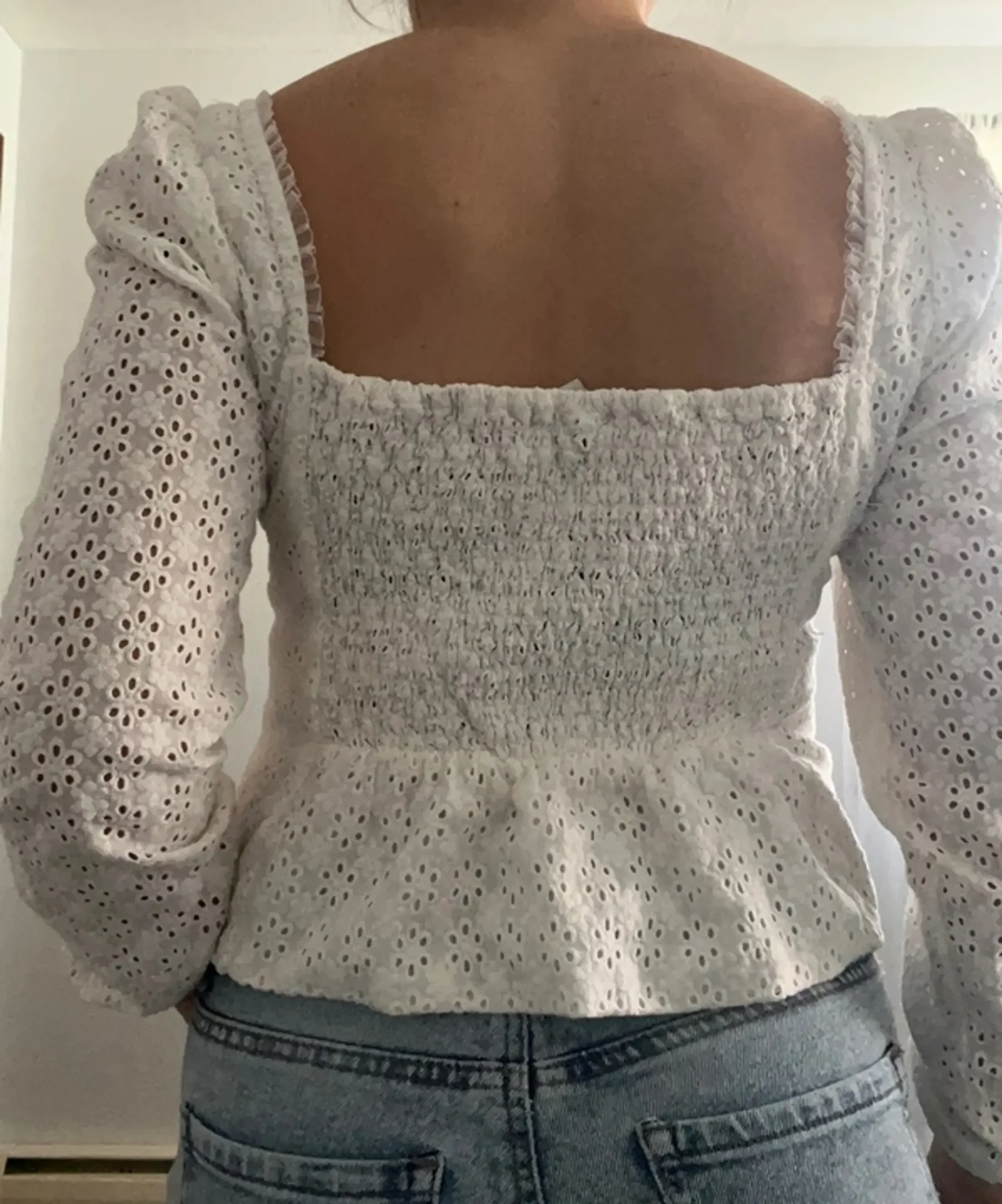 Image for Joie blouse with white embroidery size S