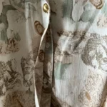 Thumbnail for Vintage pattern blouse, 2 tones - Alia