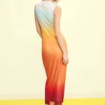Thumbnail for Robe longue Desigual dégradé taille L