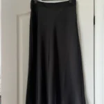 Thumbnail for Skirt Sézane model Sandy black satin size 38