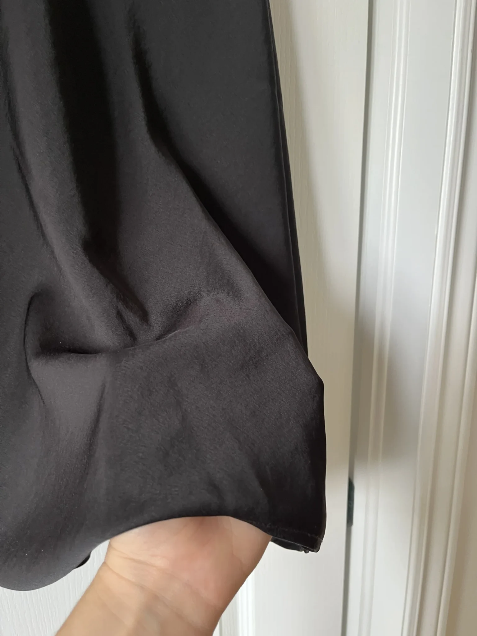 Image for Skirt Sézane model Sandy black satin size 38