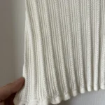 Thumbnail for Top maille Sézane modèle Chloé couleur écru en taille S