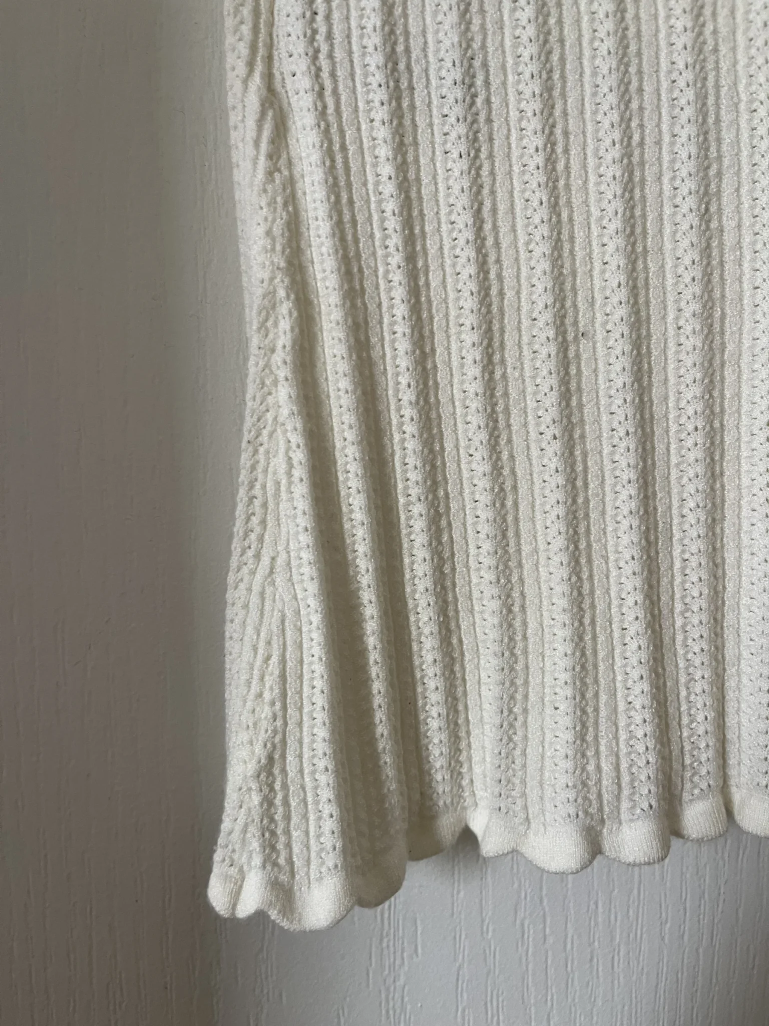 Image for Top maille Sézane modèle Chloé couleur écru en taille S