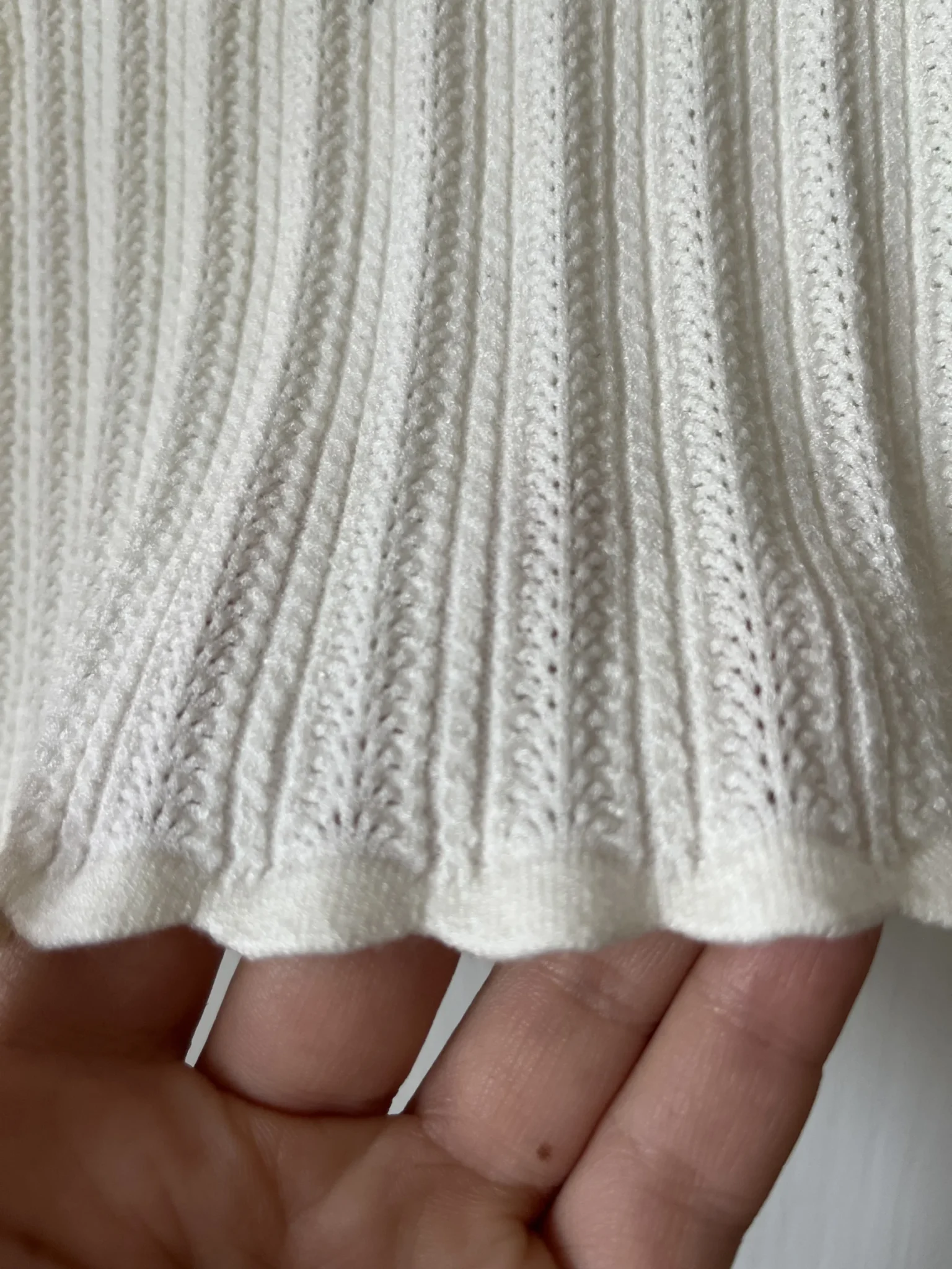 Image for Top maille Sézane modèle Chloé couleur écru en taille S
