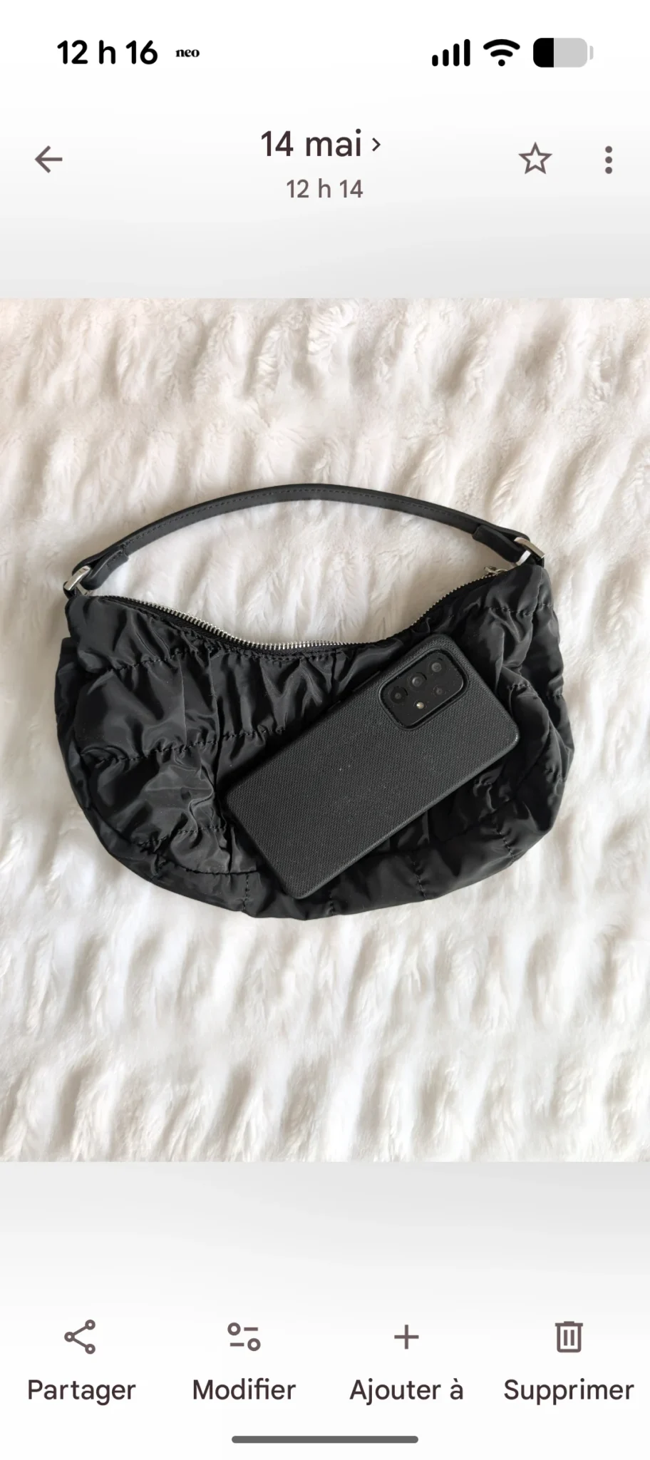 Image for Sac ruché impeccable
