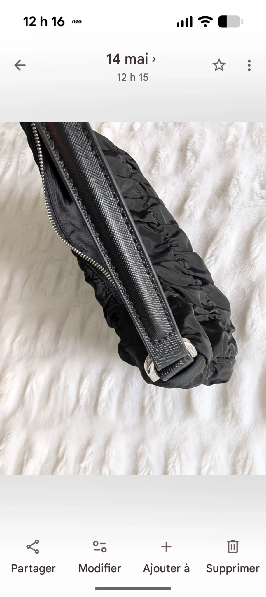 Image for Sac ruché impeccable