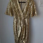 Featured thumbnail for Robe en sequin Gold TFNC