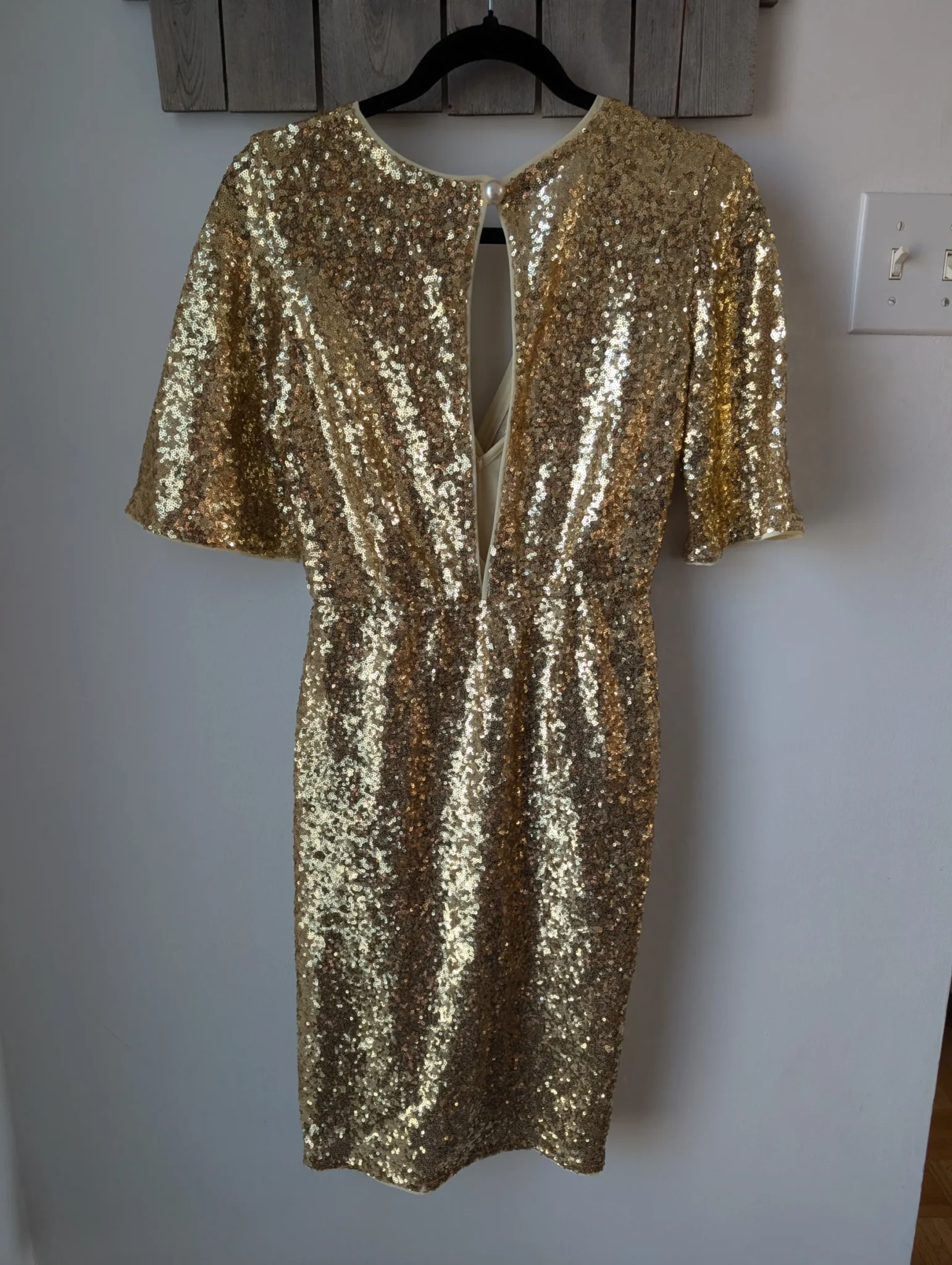 Image for Robe en sequin Gold TFNC