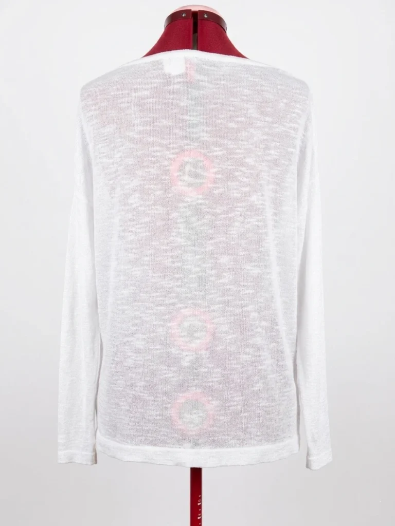 Image for Divided par H&M - Haut en maille légère avec poche Blanc - Taille Large