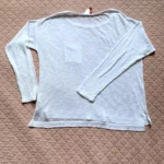 Thumbnail for Divided par H&M - Haut en maille légère avec poche Blanc - Taille Large
