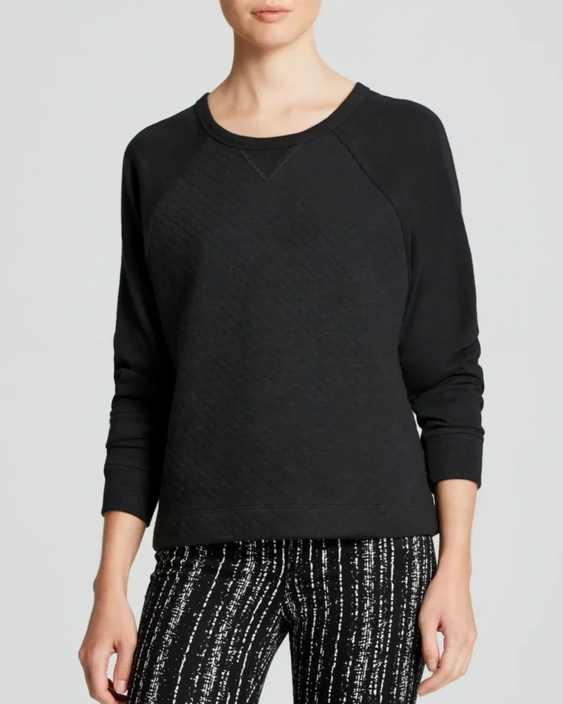 Featured image for Pull matelassé noir RAG & BONE JEANS, taille L